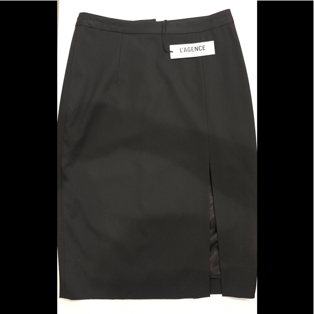 NWT L’Agence Black Pencil Skirt